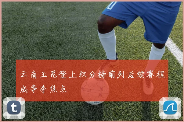 云南玉昆登上积分榜前列后续赛程成争夺焦点