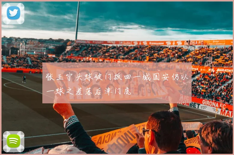 张玉宁头球破门扳回一城国安仍以一球之差落后津门虎
